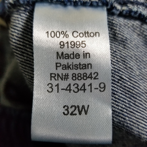 Woman Within 100% Thick Cotton Pull On Jeans 32W - Picture 7 of 8